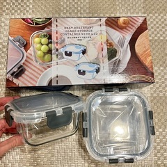 耐熱ガラス保存容器の画像