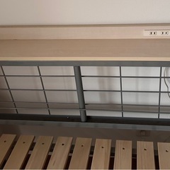 シングルサイズベッドフレーム・マットレス付きの画像