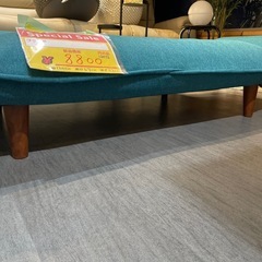 配達可【2人掛けソファ】【水色】クリーニング済み【管理番号1226】野の画像