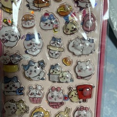 海外製ちいかわボンボンドロップシールサンリオぷくぷくシール2枚の画像