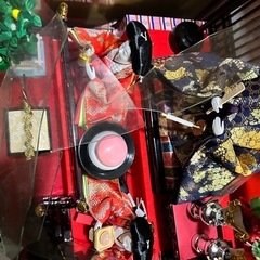 ガラスケース割れ　雛人形　現状お渡しの画像