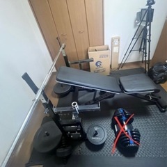 【値段交渉可】ベンチ、ベンチラック、シャフトの画像