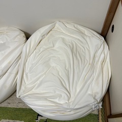 無印良品　ビーズクッション本体×2の画像