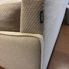 カリモク　３人掛けソファ&オットマンの画像