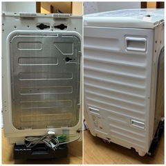 Panasonic ドラム式洗濯乾燥機(6.0kg) 左開き  プチドラム エコナビ搭載   NA-VD120L   コンパクトなななめ型ドラム式 洗濯乾燥機  左開き・パナソニック プチドラム   洗濯6.0㎏/乾燥3.0㎏  エコナビ搭載 の画像