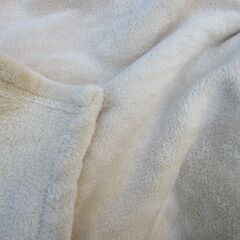 スーパーソフトブランケット　クィーンサイズ　ベージュ毛布　の画像