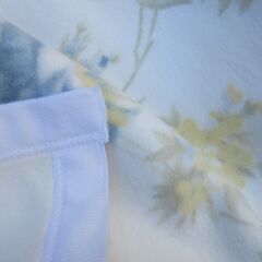 綿毛布　クリーニング済み　シングル　敷き毛布としてもの画像