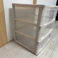 3段収納ボックス（衣装ケース）｜直接引き取り限定の画像