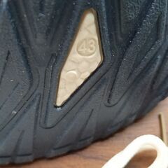 新品 26.5cm メンズ スニーカー ホワイト 厚底 シューズ 普段着 識別番号:【N612-S】の画像