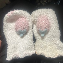 子育て応援フェア🩷ニット帽&手袋の画像