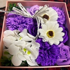 綺麗なソープフラワー　の画像