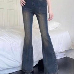 【新品未使用タグ付き】SHEIN フレアパンツ フレアジーンズ XSの画像