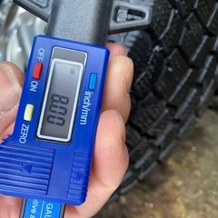 155 65R13 22年　イボ残 溝多め スタッドレス　ダンロップ4本ホイールセット ワゴンR等の画像