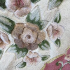 カーペット　200250cm 絨毯　ラグ　ワインカラーの画像