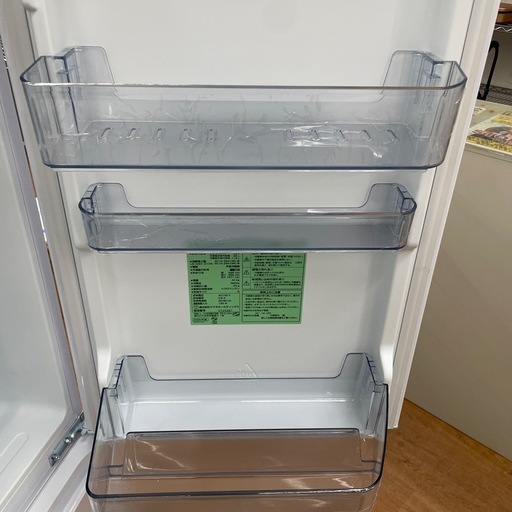 ☆ドリーム荒牧店☆ジモティー割引有☆【クリーニング済み】ヤマダ/2ドア冷蔵庫/YRZ-F15MW/159L/2025年製/中古品