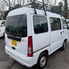 乗って帰れます：総額24万円：車検R9年12月17日まで：平成22年09月：スバル　サンバーバン  トランスポーター：3AT：10万キロ台：下取り可能の画像