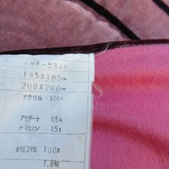 こたつ布団＋こたつ敷布団＋こたつ用毛布（新品タウ付き）３点セット　195x195cmの画像