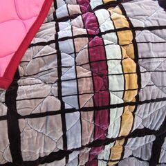 こたつ布団＋こたつ敷布団＋こたつ用毛布（新品タウ付き）３点セット　195x195cmの画像