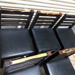 引き取り限定　店舗用イス5脚の画像