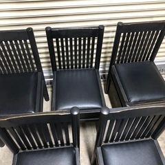 【決定しました】引き取り限定　店舗イス5脚の画像