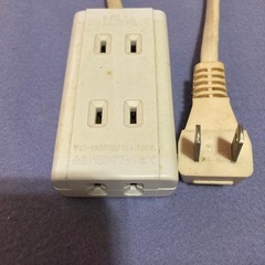 無料❗️3口延長コードホワイトの画像