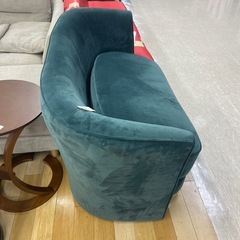 【トレファクラパーク岸和田店】2人掛けソファーグリーンが新入荷しました！の画像