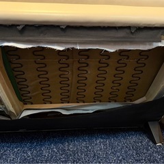 ソファ　オフホワイト　無料　2人掛け　差し上げます！の画像