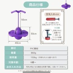ジャンピングボール　ホッピング　赤の画像