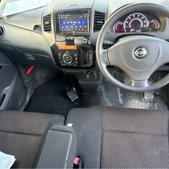 【支払総額11.8万円】激安ハイトワゴン！ルークスHWS車検令和9年12月パワスラ 純正アルミ タイヤバリ山！社外オーディオ の画像