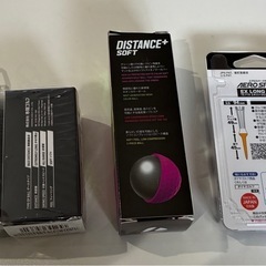 【超お買い得】ゴルフボールと手袋とティーのセット　　の画像