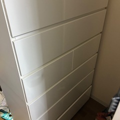 ニトリ ハイチェスト 白 6段の画像