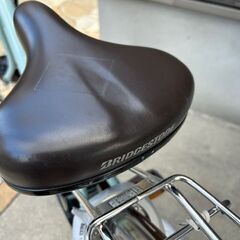 🌈乗ったまま充電！ブリヂストン　フロンティア　アルベルト　電動自転車　電動アシスト自転車　12268の画像