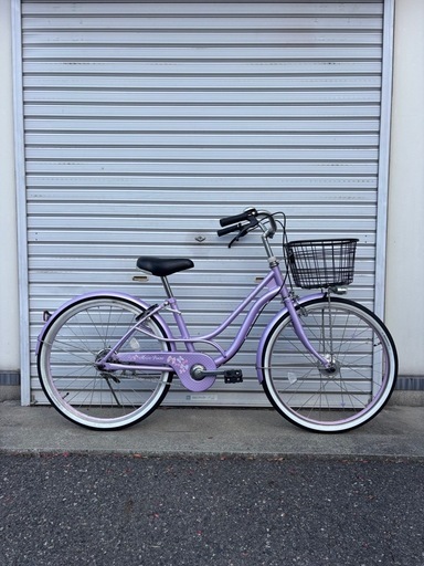 ☆前後新古タイヤ☆ 24ジュニアシティー　防犯登録料込‼︎ 整備士による点検済み】☆前後良品中古タイヤ☆ 22インチ ジュニア用