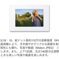 未使用 スワロフスキー デジタルフォトフレームの画像