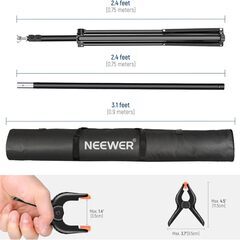 NEEWER 背景スタンド2x3m 調節可能な撮影スタンドの画像