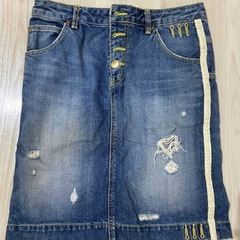 【希少・美品】ダブルスタンダードクロージング/初期モデル/デニムスカート38の画像