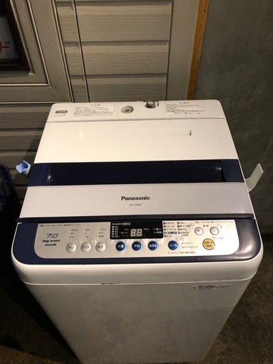 Panasonic 7.0kg洗濯機　2014年製　NA-F70PB7