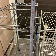 スチールラック3点　夜の引渡し可能の画像