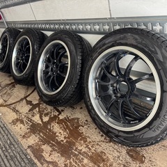 CX5 CX8 ハリアー スタッドレスホイール付 ADVAN Racing RS-Dの画像