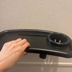 ベビーカー机黒の画像