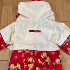 幼児用スキーウェア　雪遊び　サイズ90 調整可能　 スノーウェアの画像