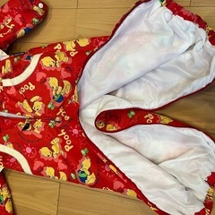 幼児用スキーウェア　雪遊び　サイズ90 調整可能　 スノーウェアの画像