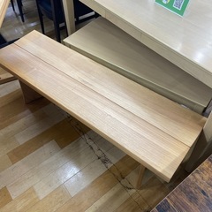 【トレファクラパーク岸和田店】筑波産商のベンチダイニング4点セットが新入荷しました！の画像