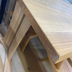 【トレファクラパーク岸和田店】筑波産商のベンチダイニング4点セットが新入荷しました！の画像