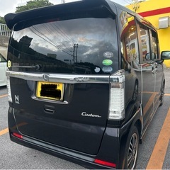 H25 Nボックスカスタム　走行9.1万㌔　車検あり　試乗可　名変代込の画像
