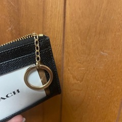 コーチ　ミニ財布　コンパクト　黒の画像