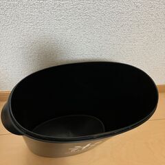 【袋のまま入る】米びつ 5kg用 RICEストッカー（ブラック）の画像