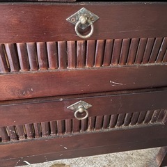 キャビネット　本棚　アジアンテイストの画像