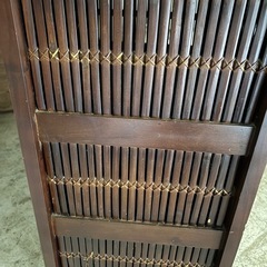 キャビネット　本棚　アジアンテイストの画像