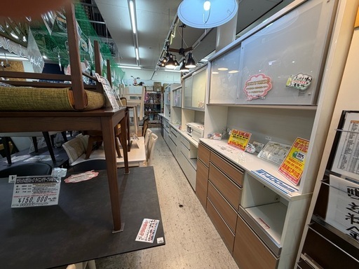 【愛品館 江戸川店 】2枚スライド扉 キッチンボード （NITORI）ニトリ